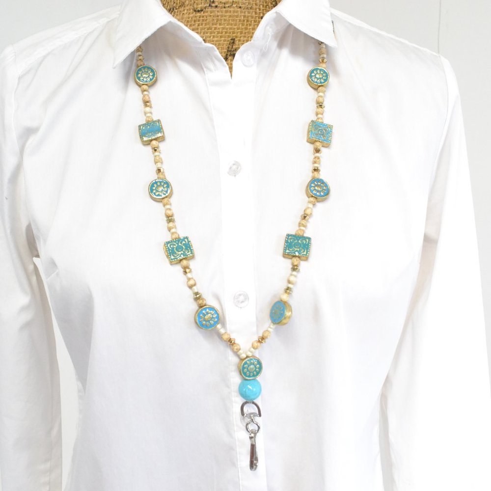 Beaded Lanyard - [Reef]